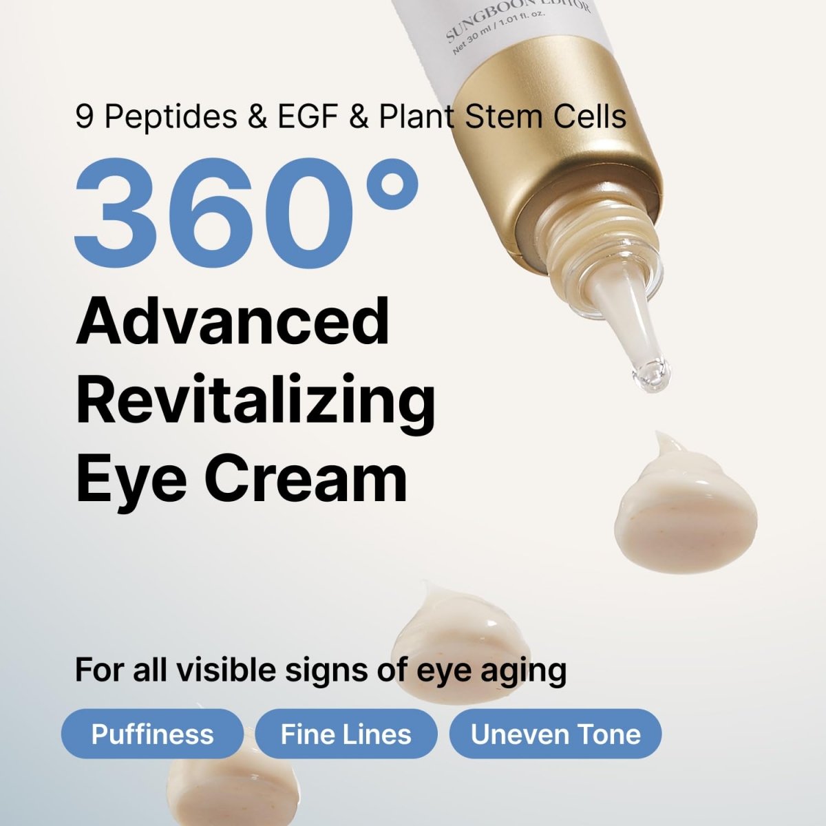 Sungboon Editor Silk Peptide EGF Intensive Eye Cream 30ml Lakinza K-beauty