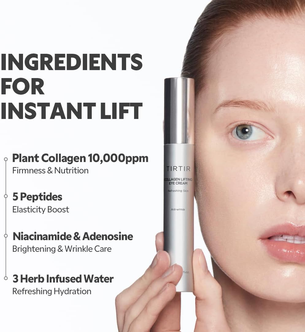TIRTIR Collagen Lifting Eye Cream 15ml Lakinza K-beauty