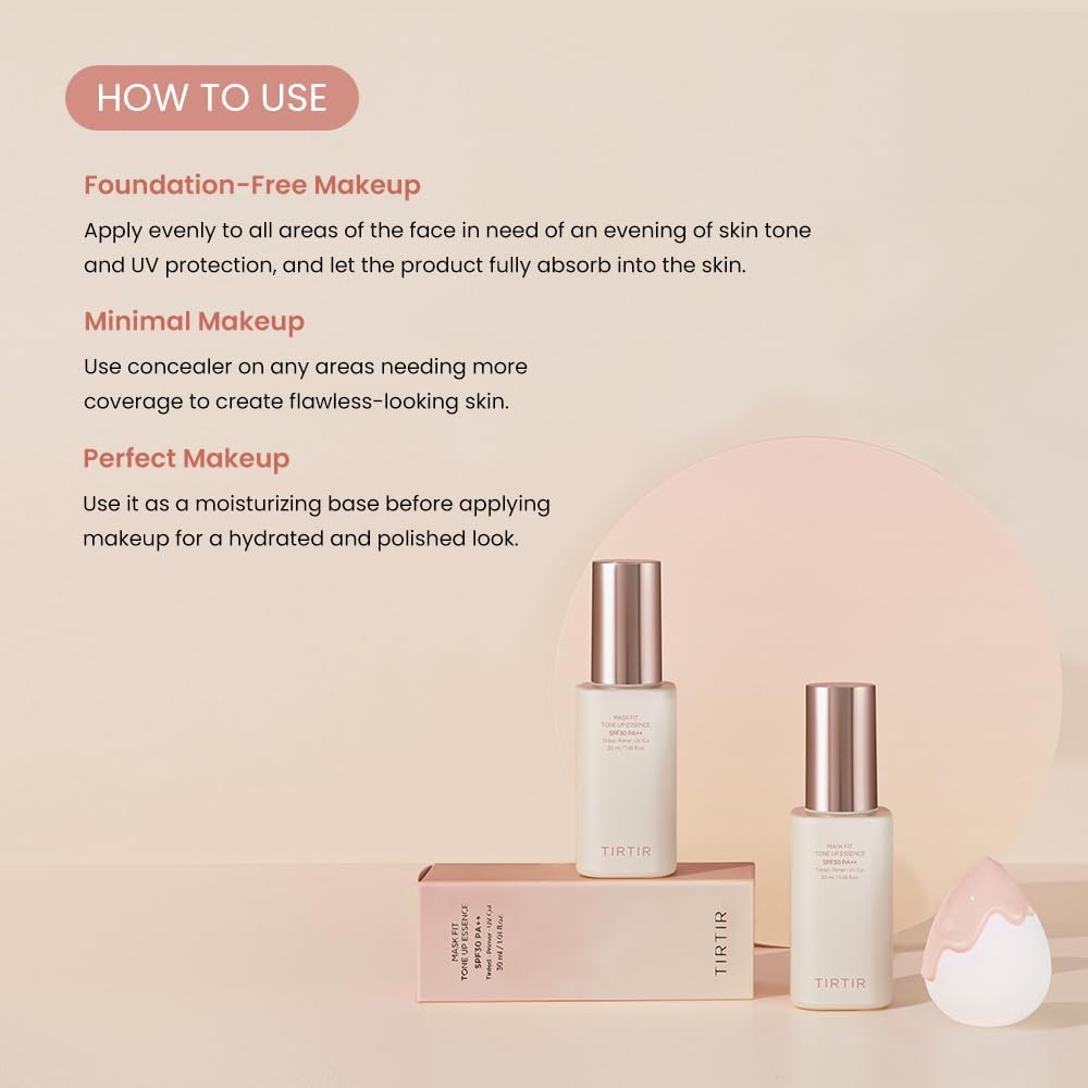 TIRTIR Mask Fit Tone Up Essence 30ml | Lakinza K - beauty Canada