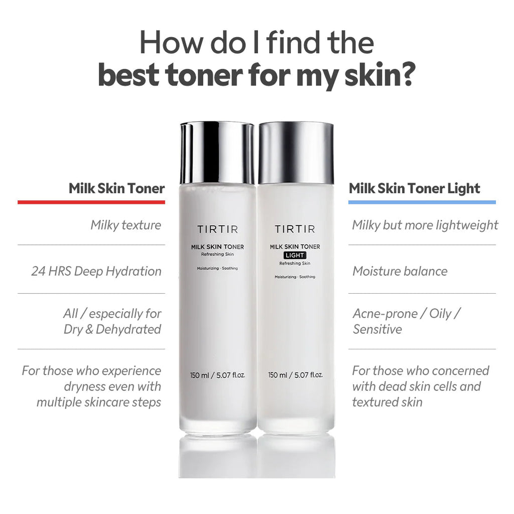 TIRTIR Milk Skin Toner Light 150ml | Lakinza K - beauty Canada