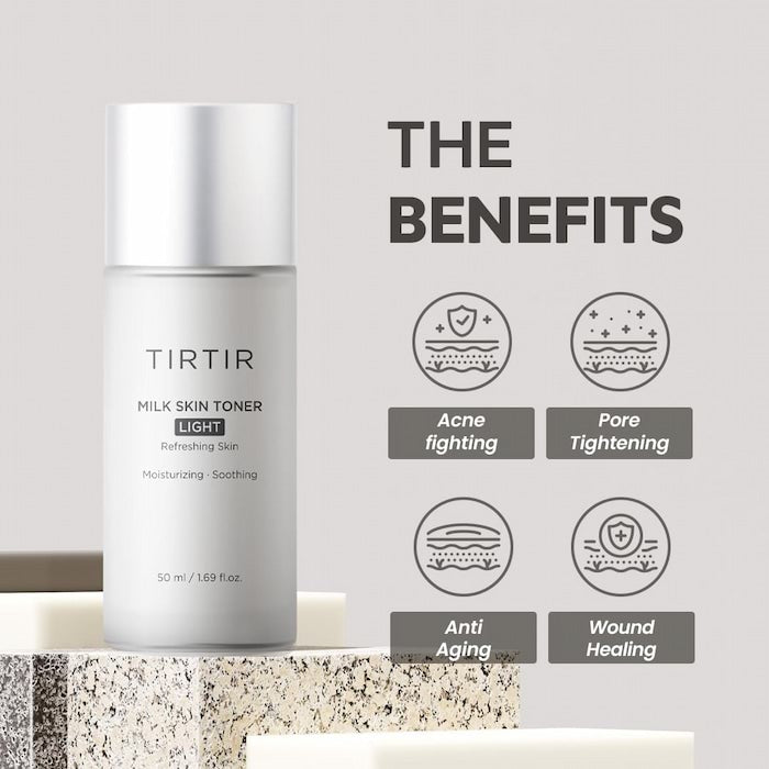 TIRTIR Milk Skin Toner Light 20ml Lakinza K-beauty