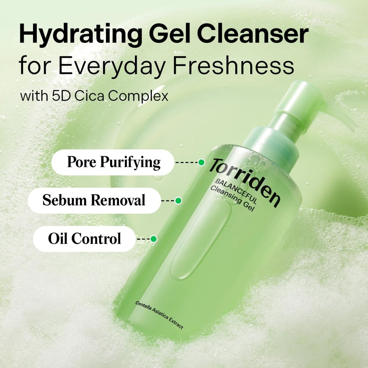 Torriden Balanceful Cica Cleansing Gel 200ml | Lakinza K - beauty Canada