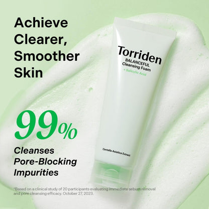 Torriden Balanceful Cica Pore Cleansing Foam 150ml | Lakinza K - beauty Canada