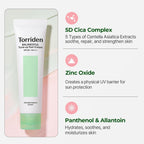 Torriden Balanceful Cica Tone - up Sun Cream SPF50+ PA++++ 60ml | Lakinza K - beauty Canada