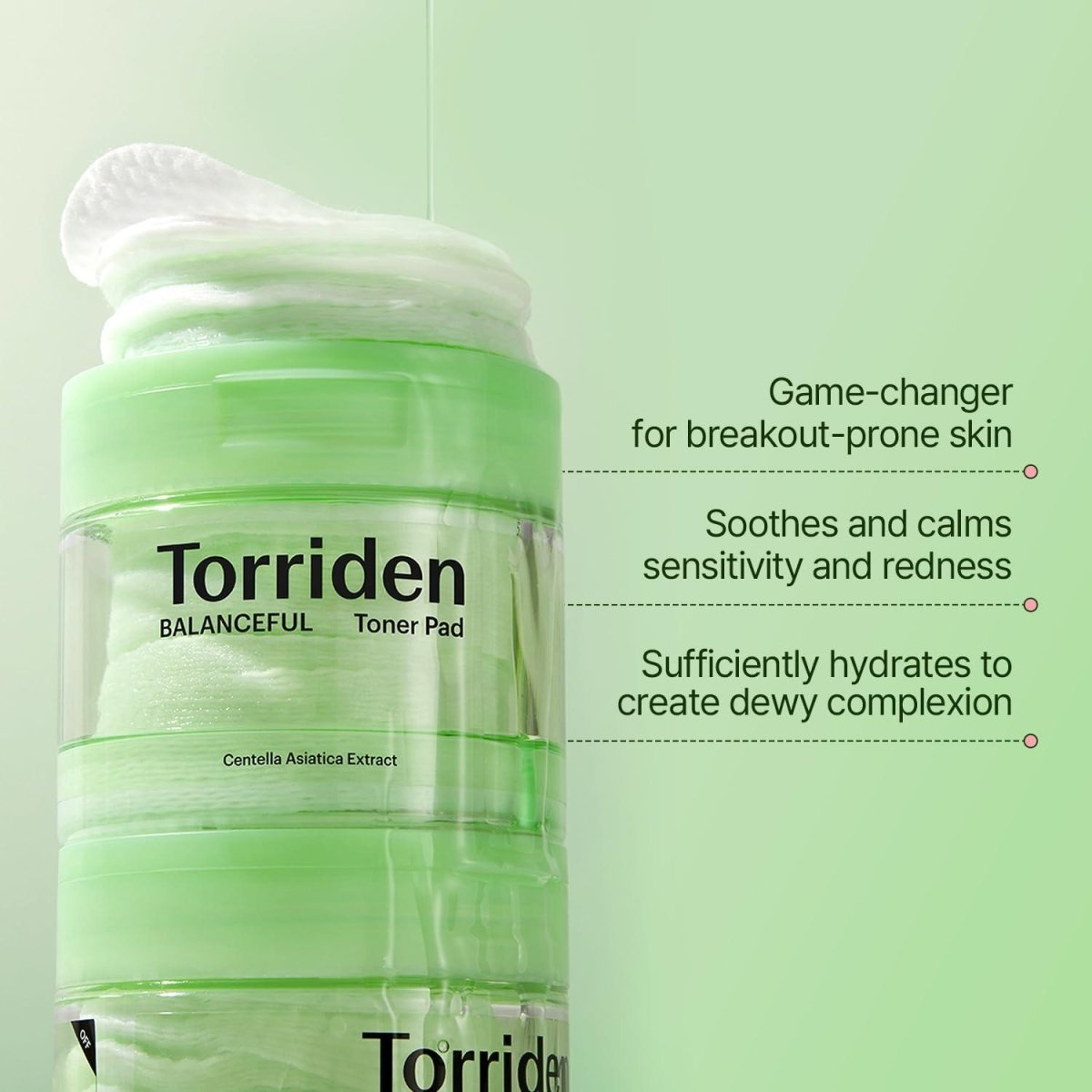 Torriden Balanceful Cica Toner Pad 180ml / 60pads | Lakinza K - beauty Canada