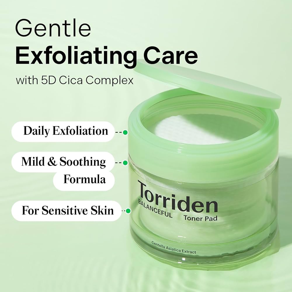Torriden Balanceful Cica Toner Pad 180ml / 60pads Lakinza K-beauty