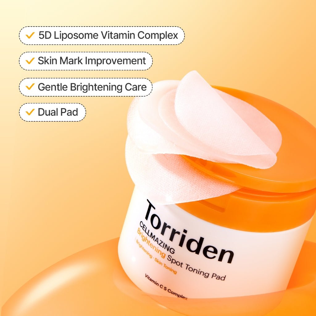 Torriden Cellmazing Brightening Spot Toning Pad 175ml / 70pads Lakinza K-beauty