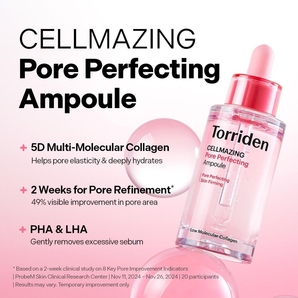 Torriden Cellmazing Pore Perfecting Ampoule 30ml Lakinza K-beauty