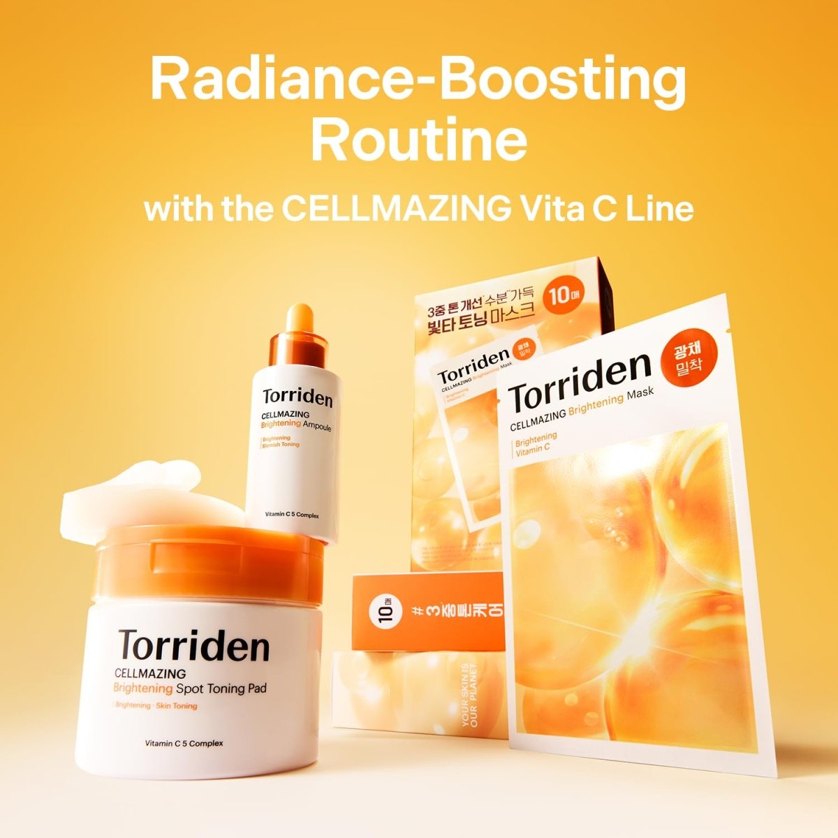 Torriden Cellmazing Vita C Brightening Mask | Lakinza K - beauty Canada