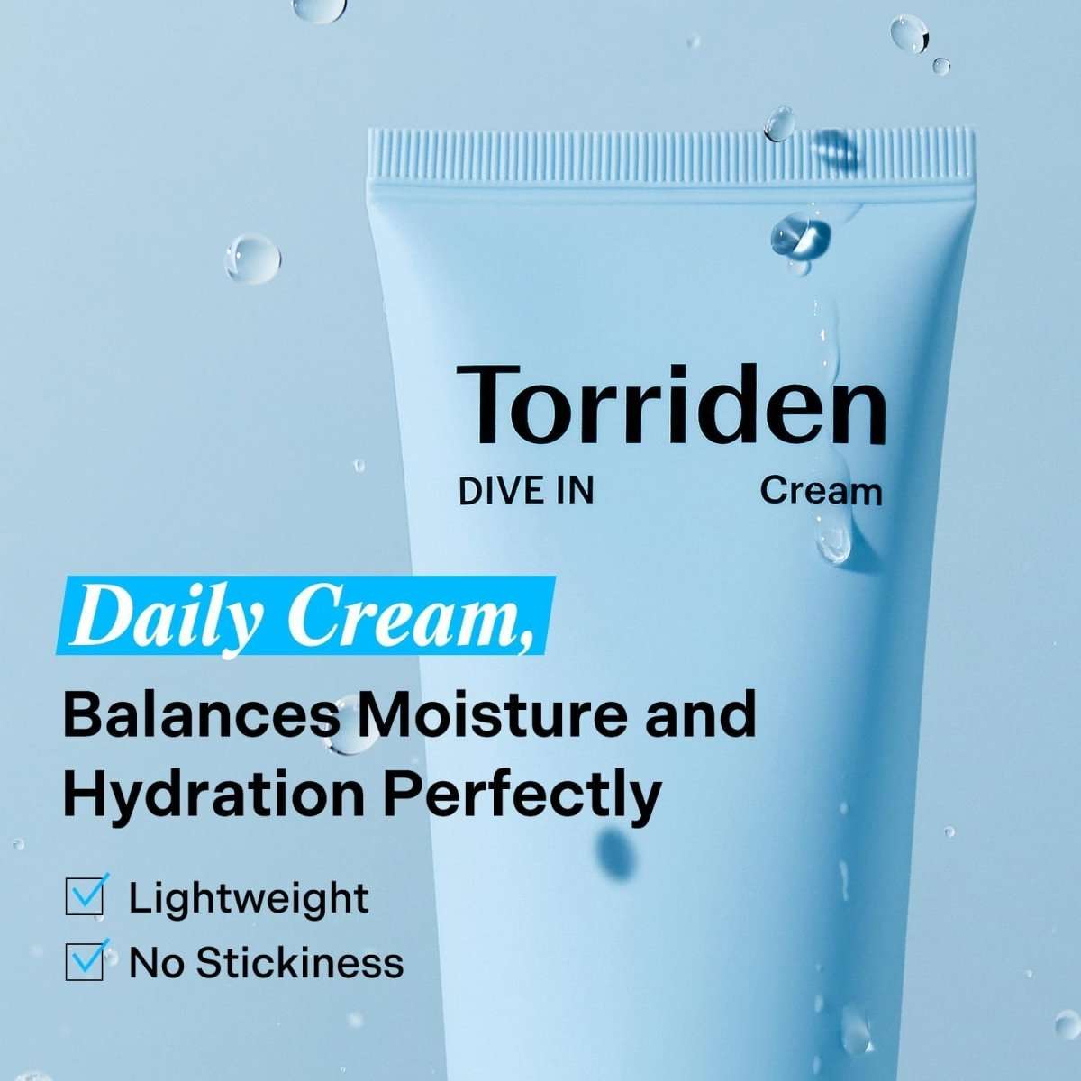Torriden Dive-In Low Molecular Hyaluronic Acid Cream 80ml Lakinza K-beauty