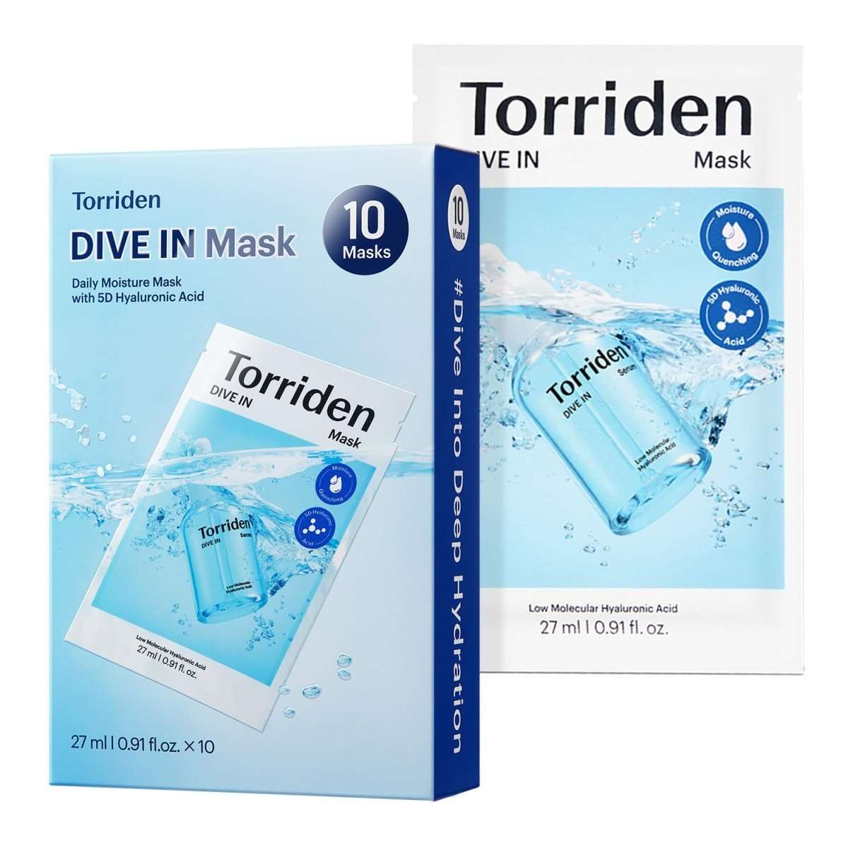 Torriden Dive-In Low Molecular Hyaluronic Acid Mask Pack Lakinza K-beauty