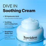 Torriden Dive-In Low Molecular Hyaluronic Acid Soothing Cream 100ml Lakinza K-beauty