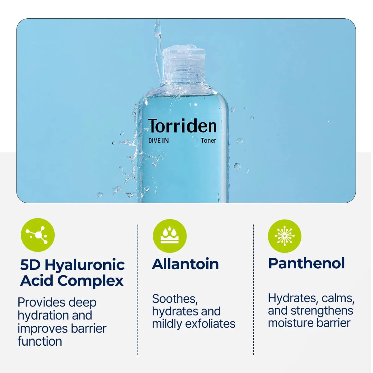 Torriden Dive - In Low Molecular Hyaluronic Acid Toner 300ml | Lakinza K - beauty Canada