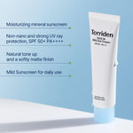 Torriden Dive-In Mild Sun Cream SPF50+ PA++++ 60ml Lakinza K-beauty