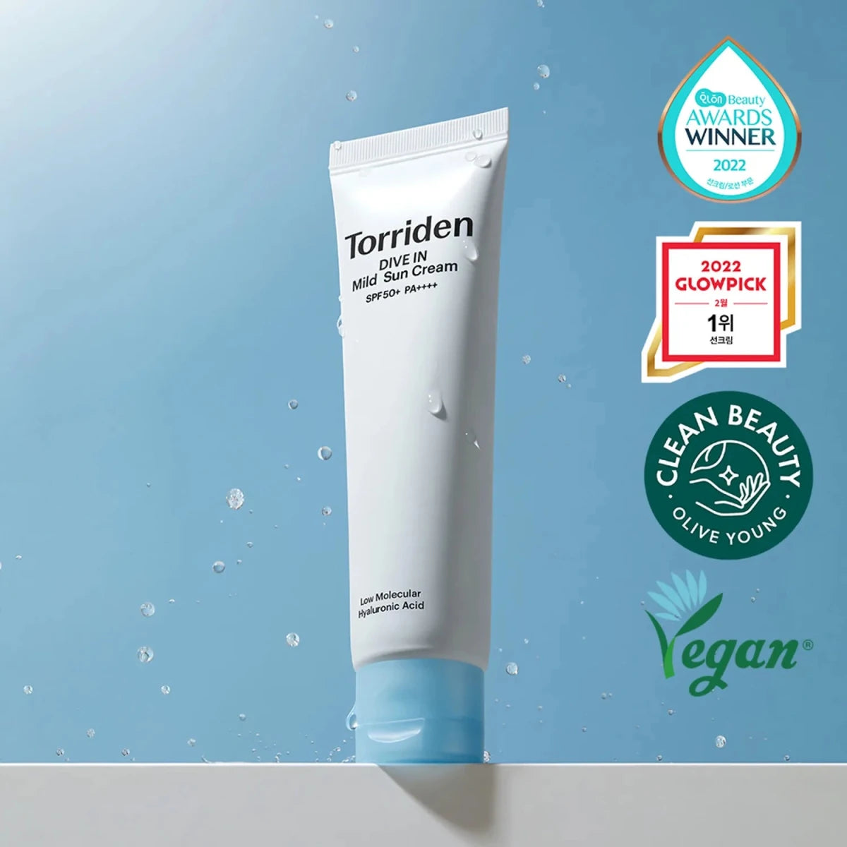 Torriden Dive-In Mild Sun Cream SPF50+ PA++++ 60ml Lakinza K-beauty