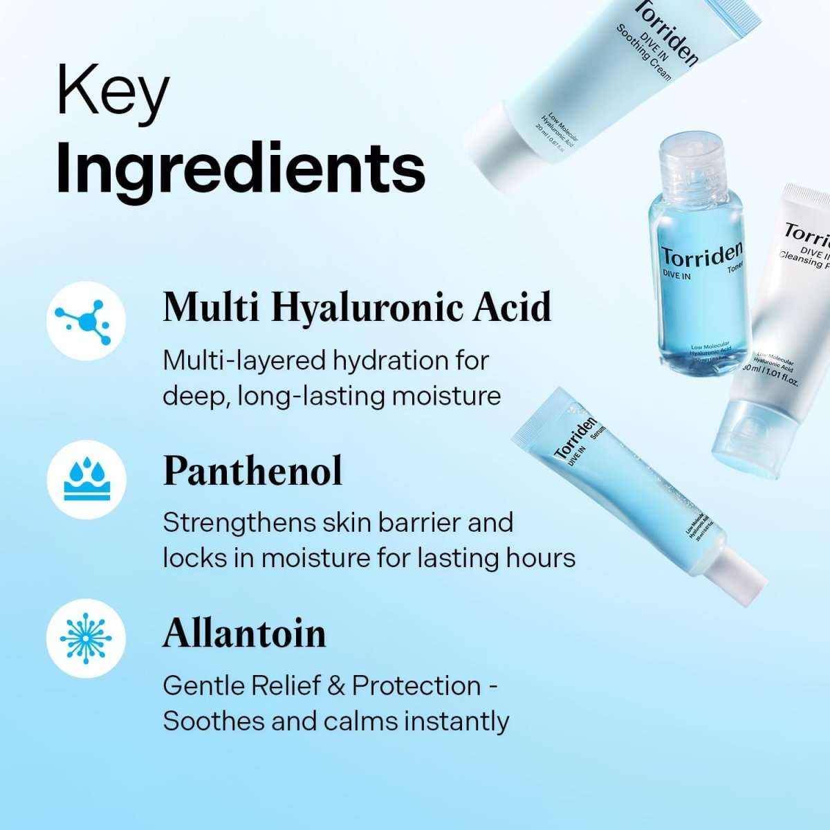 Torriden Dive-In Trial Kit For Dry Skin Lakinza K-beauty