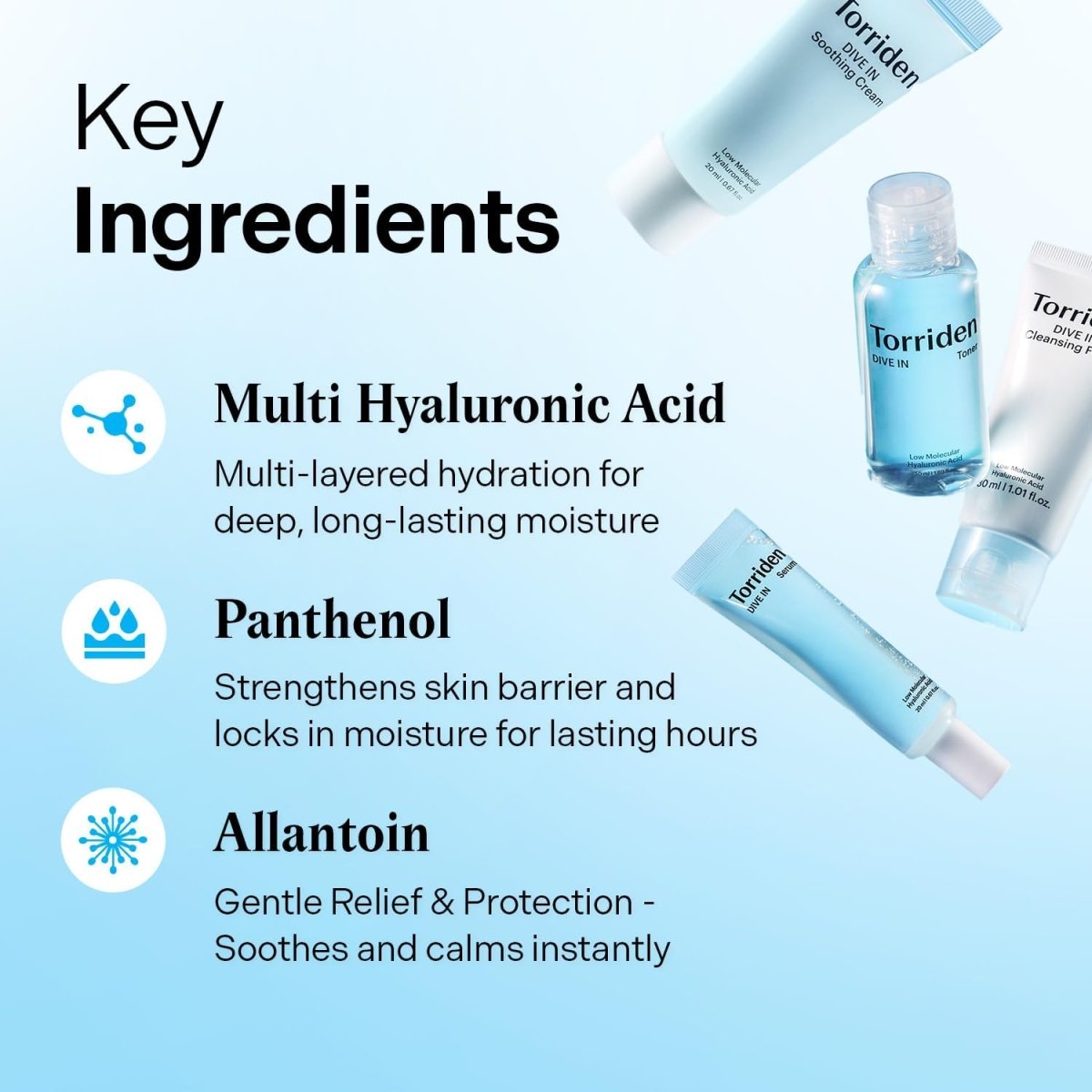 Torriden Dive - In Trial Kit For Dry Skin | Lakinza K - beauty Canada