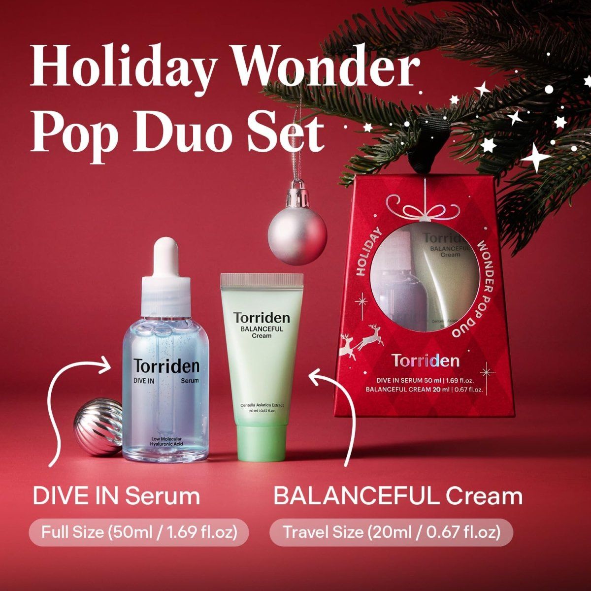 Torriden Holiday Wonder/Pop Duo - Red Lakinza K-beauty