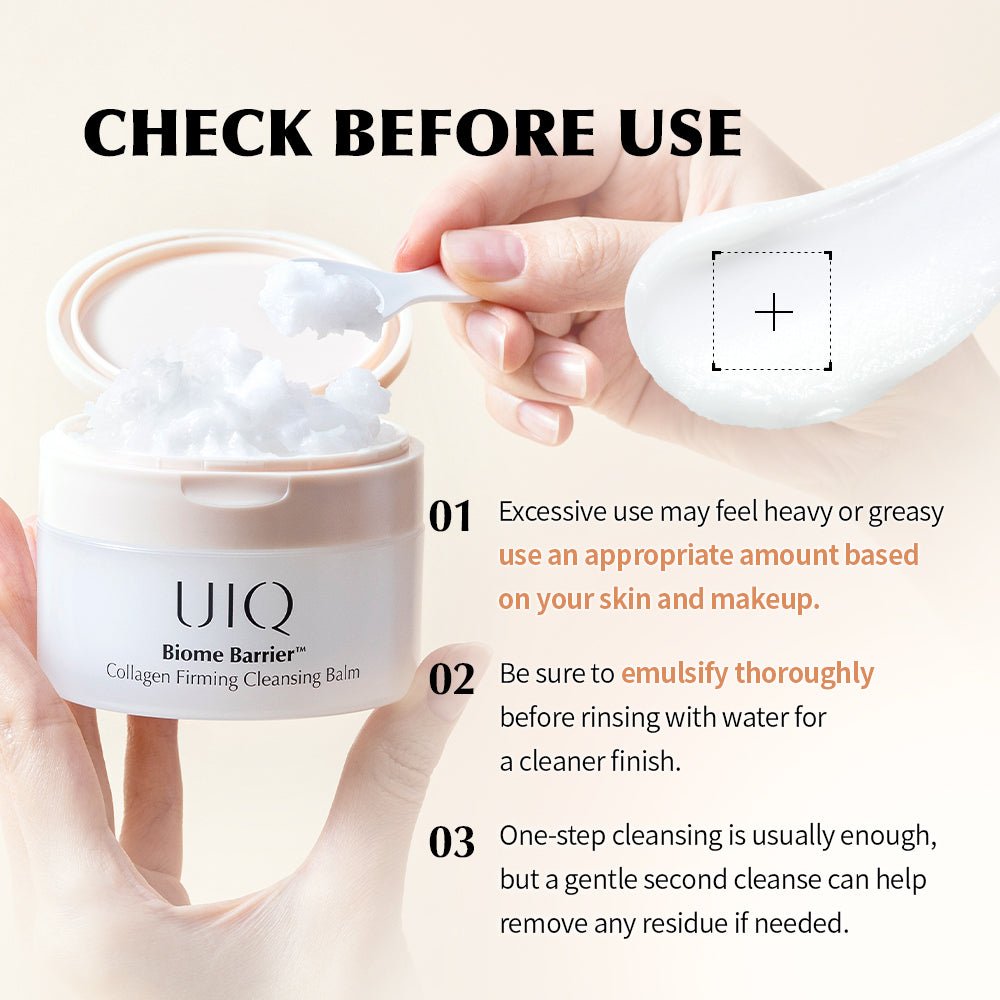 UIQ Biome Barrier™ Collagen Firming Cleansing Balm 100ml Lakinza K-beauty