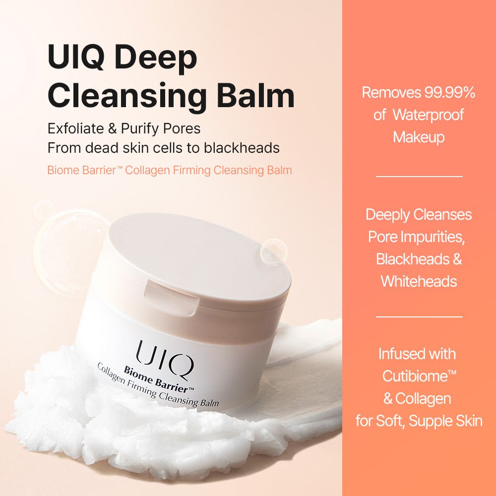 UIQ Biome Barrier™ Collagen Firming Cleansing Balm 100ml Lakinza K-beauty