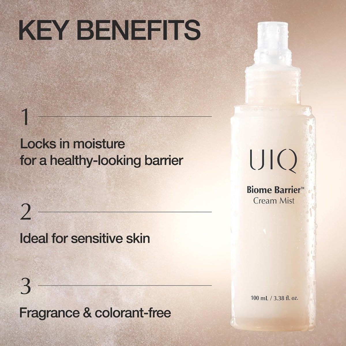 UIQ Biome Barrier™ Cream Mist 100ml Lakinza K-beauty