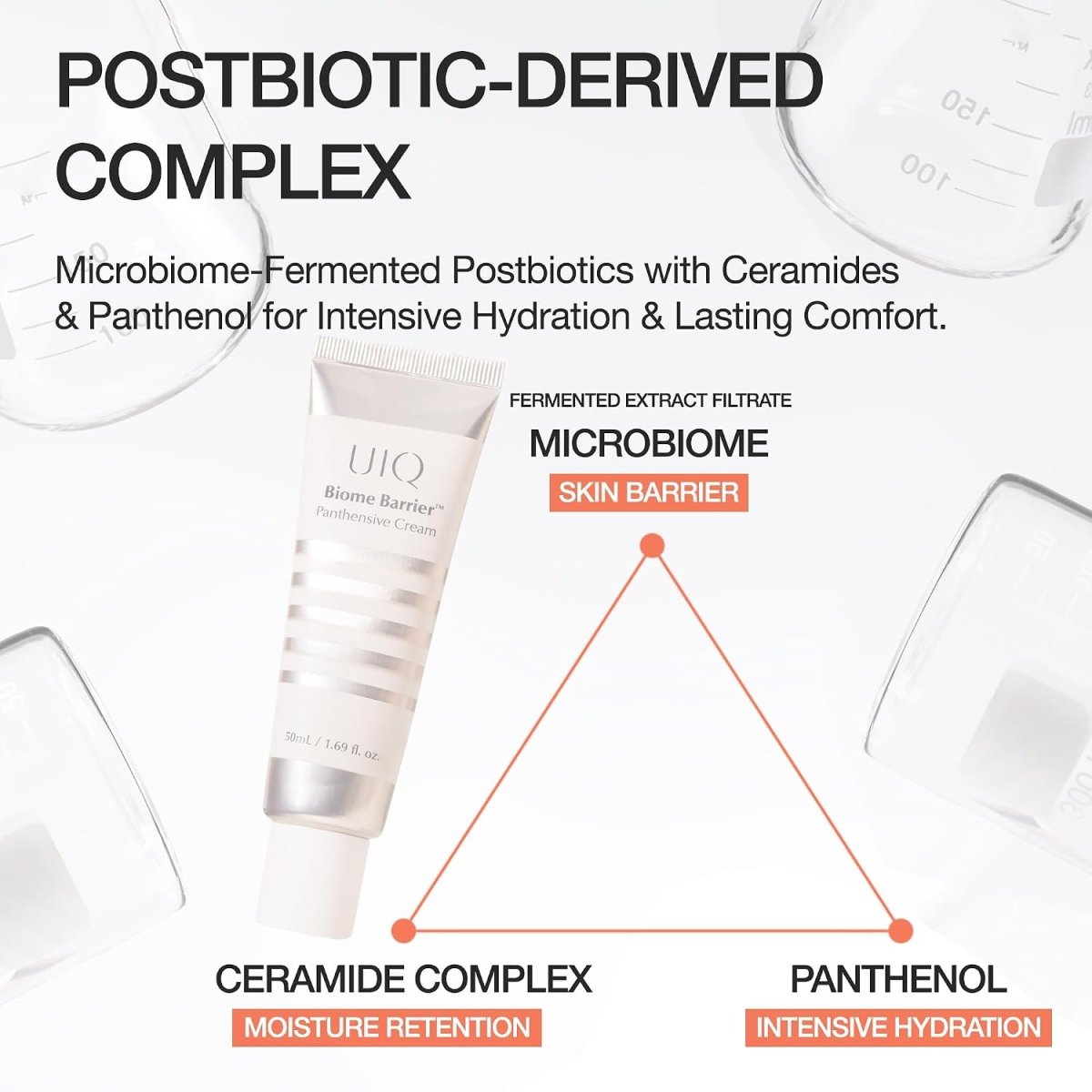 UIQ Biome Barrier™ Panthensive Cream 50ml Lakinza K-beauty