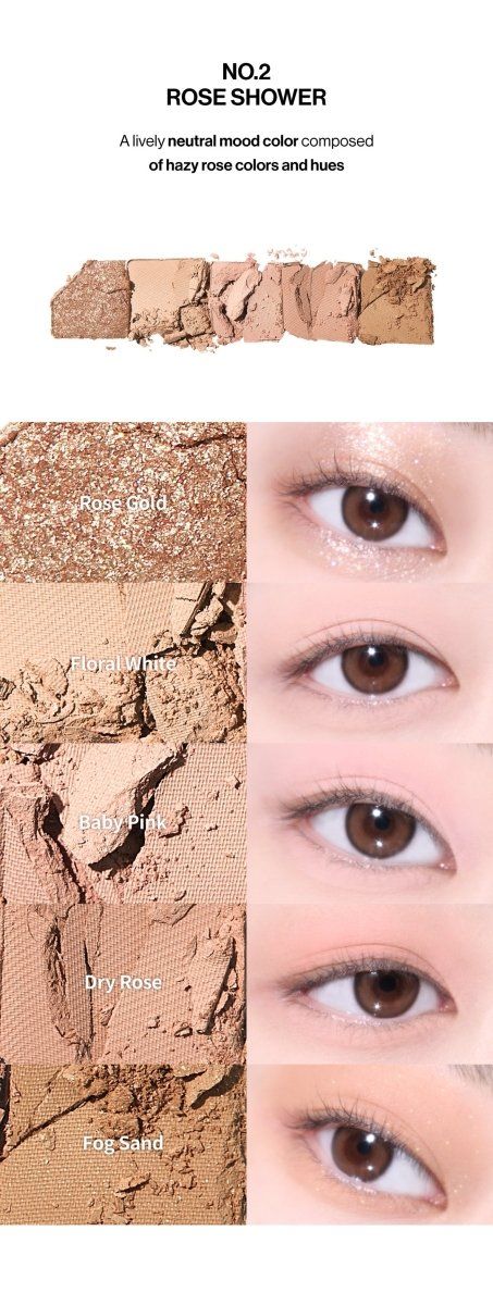 Unleashia Mood Shower Eye Palette 4g Lakinza K-beauty
