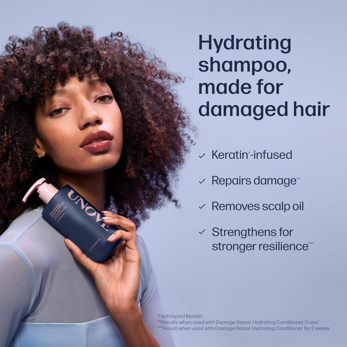 Unove Deep Damage Repair Shampoo 500ml - Rosy Aura Lakinza K-beauty