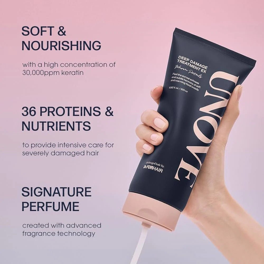 Unove Deep Damage Treatment EX 320ml - Warm Petal | Lakinza K - beauty Canada