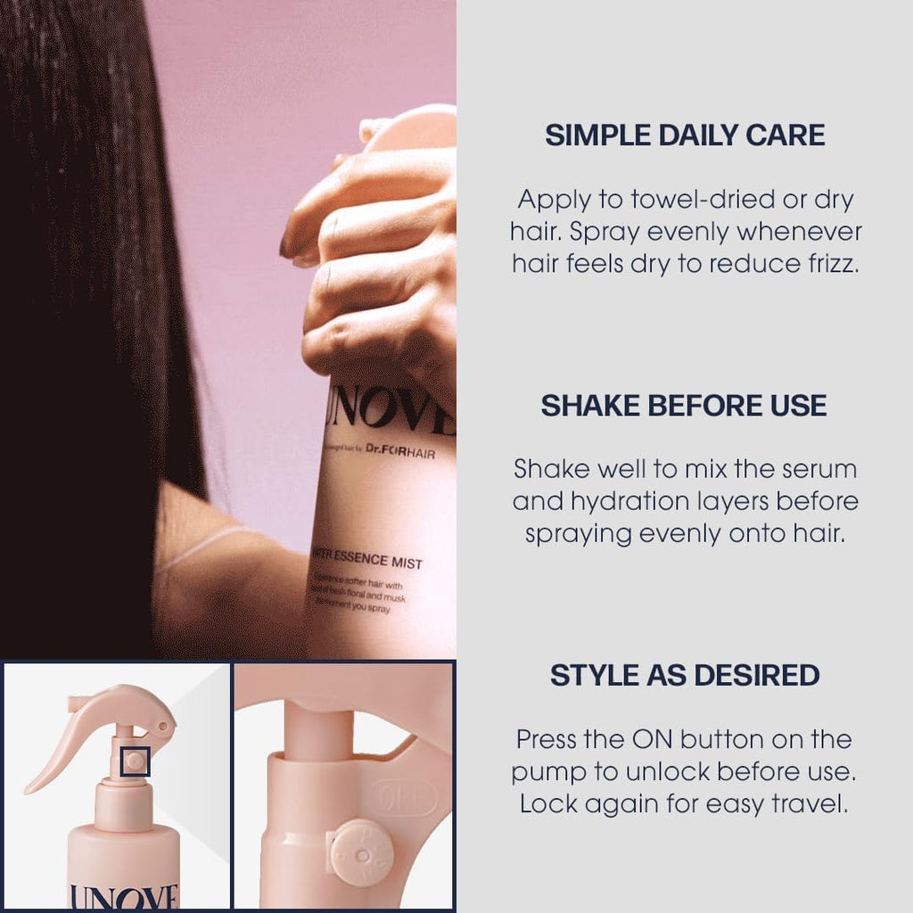 Unove Water Essence Mist 200ml | Lakinza K - beauty Canada