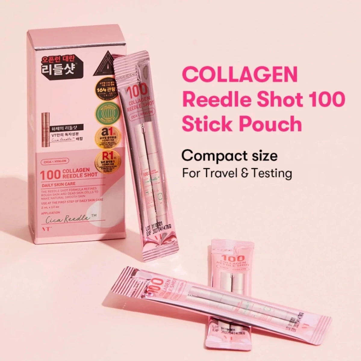 VT Collagen Reedle Shot 100 2ml*10ea Lakinza K-beauty