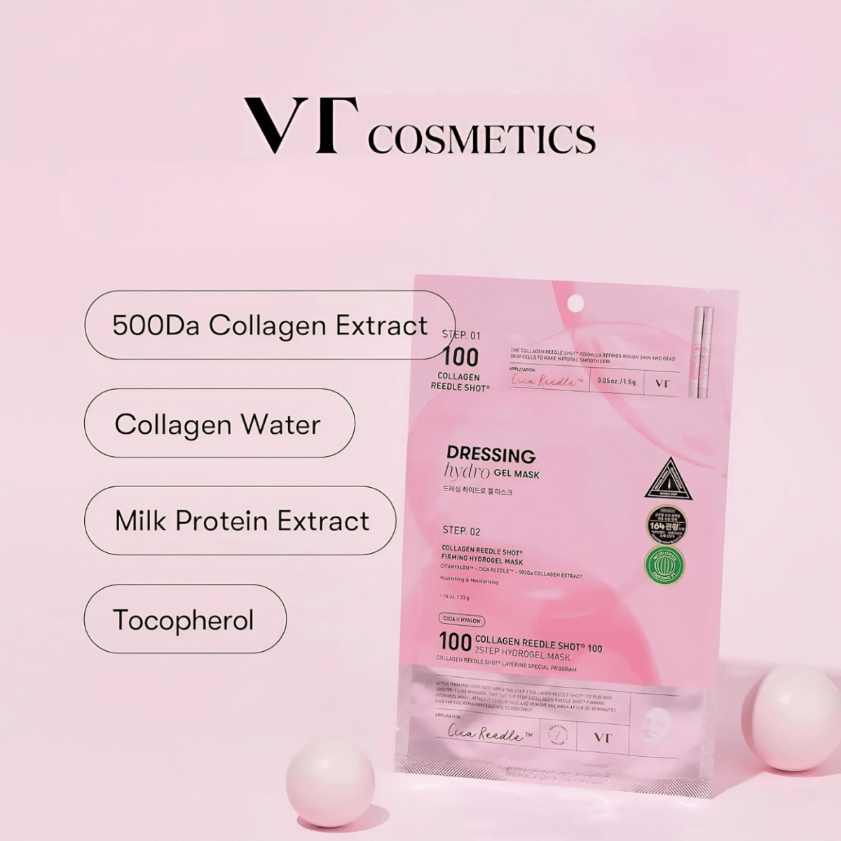 VT Collagen Reedle Shot 100 2Step Mask | Lakinza K - beauty Canada