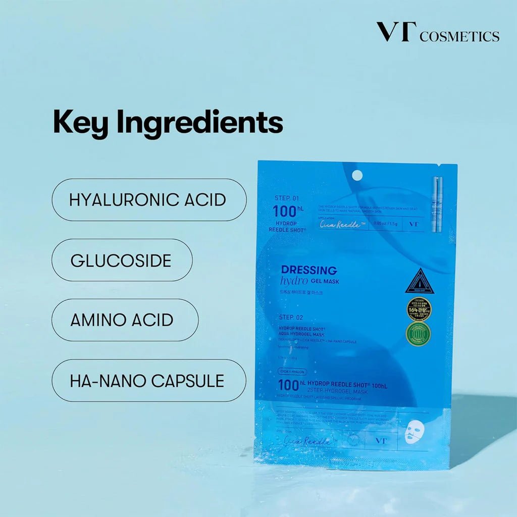 VT Hydrop Reedle Shot 100 2 - Step Hydrogel Mask 36g | Lakinza K - beauty Canada