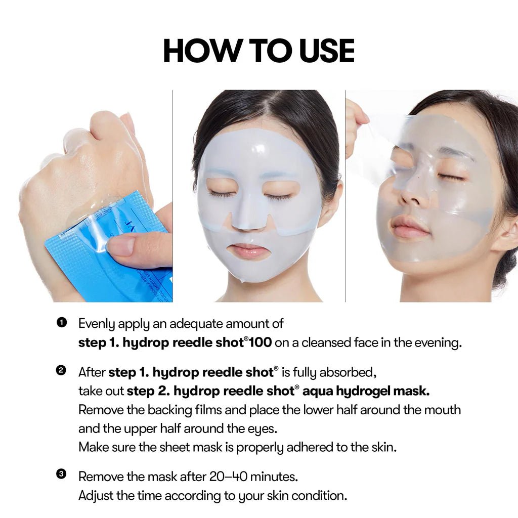 VT Hydrop Reedle Shot 100 2 - Step Hydrogel Mask 36g | Lakinza K - beauty Canada