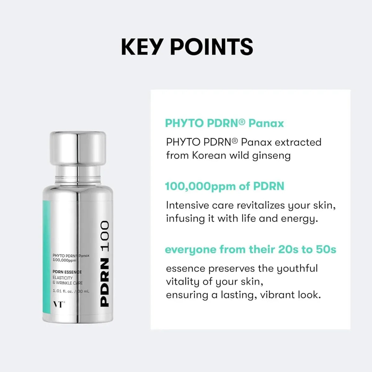 VT PDRN Essence 100 30ml Lakinza K-beauty