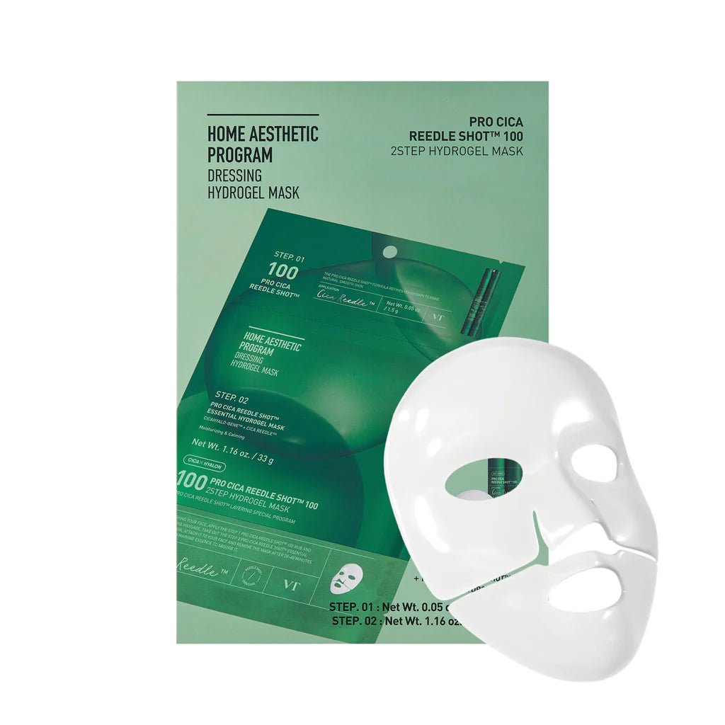 VT Pro Cica Reedle Shot 100 2-Step Hydrogel Mask 36g Lakinza K-beauty