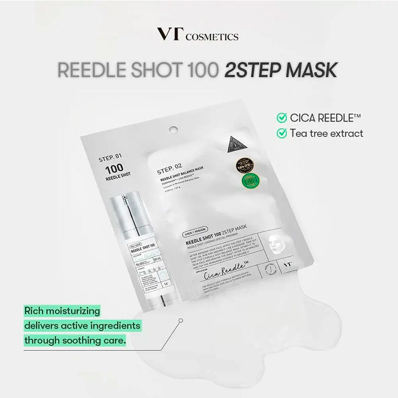 VT Reedle Shot 100 2-Step Mask 1.5g Lakinza K-beauty