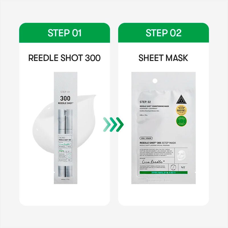 VT Reedle Shot 300 2-Step Mask 1.5g Lakinza K-beauty