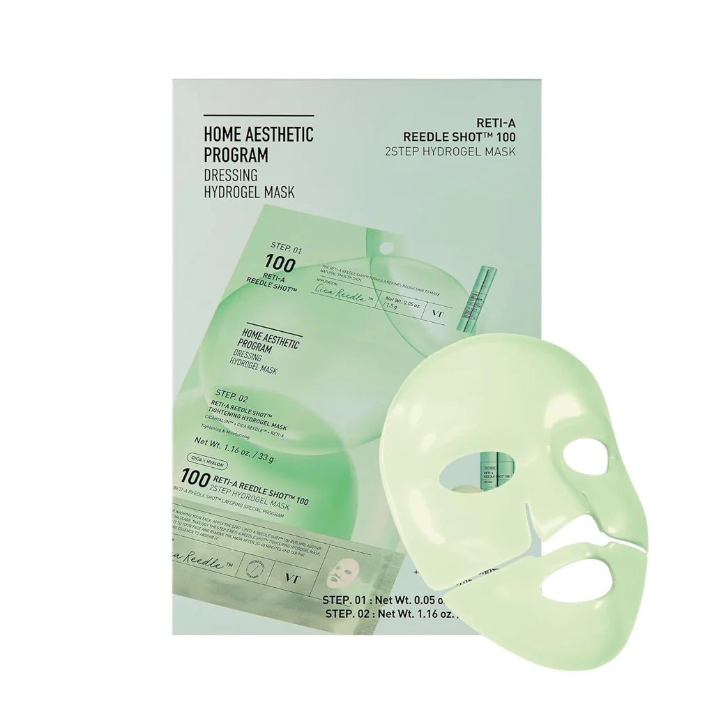 VT Reti-A Reedle Shot 100 2-Step Hydrogel Mask 36g Lakinza K-beauty