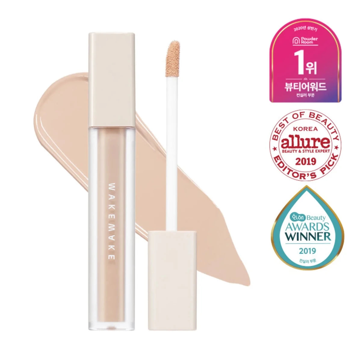 WAKEMAKE Defining Cover Concealer 6g Lakinza K-beauty