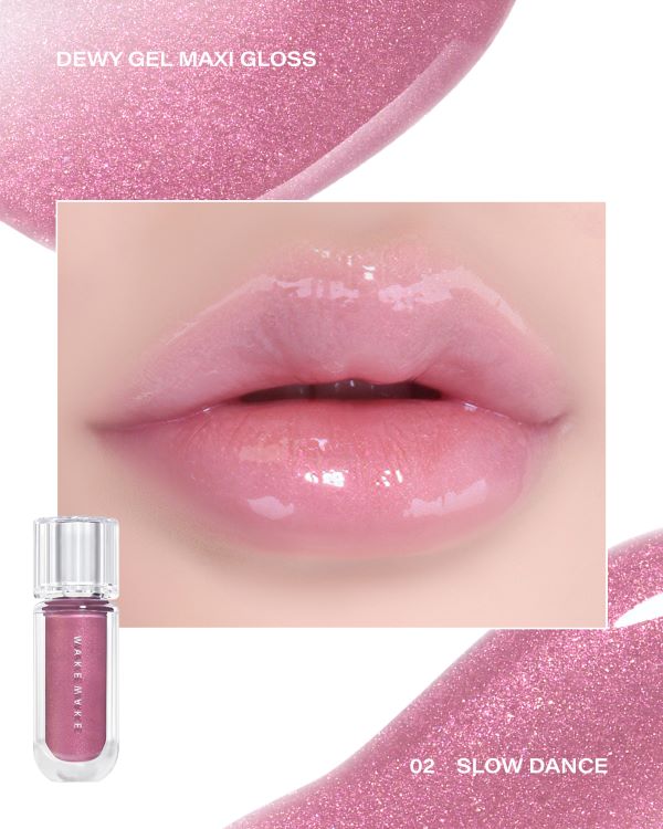 WAKEMAKE Dewy Gel Maxi Gloss 3.8g Lakinza K-beauty