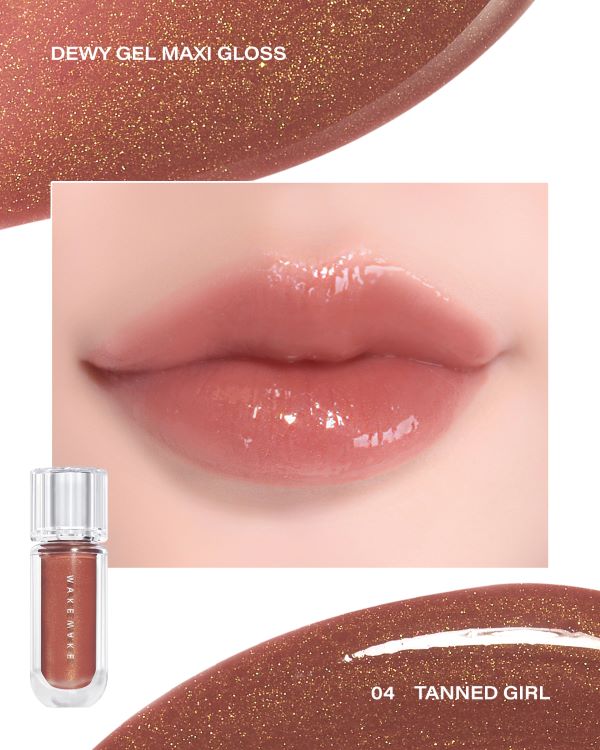 WAKEMAKE Dewy Gel Maxi Gloss 3.8g Lakinza K-beauty