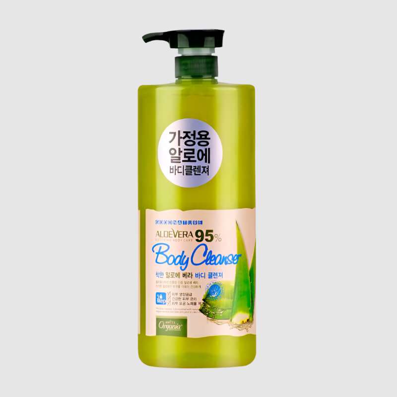 Whitecospharm White Organia Good Nature Aloe Vera Body Cleanser 1500ml Lakinza K-beauty