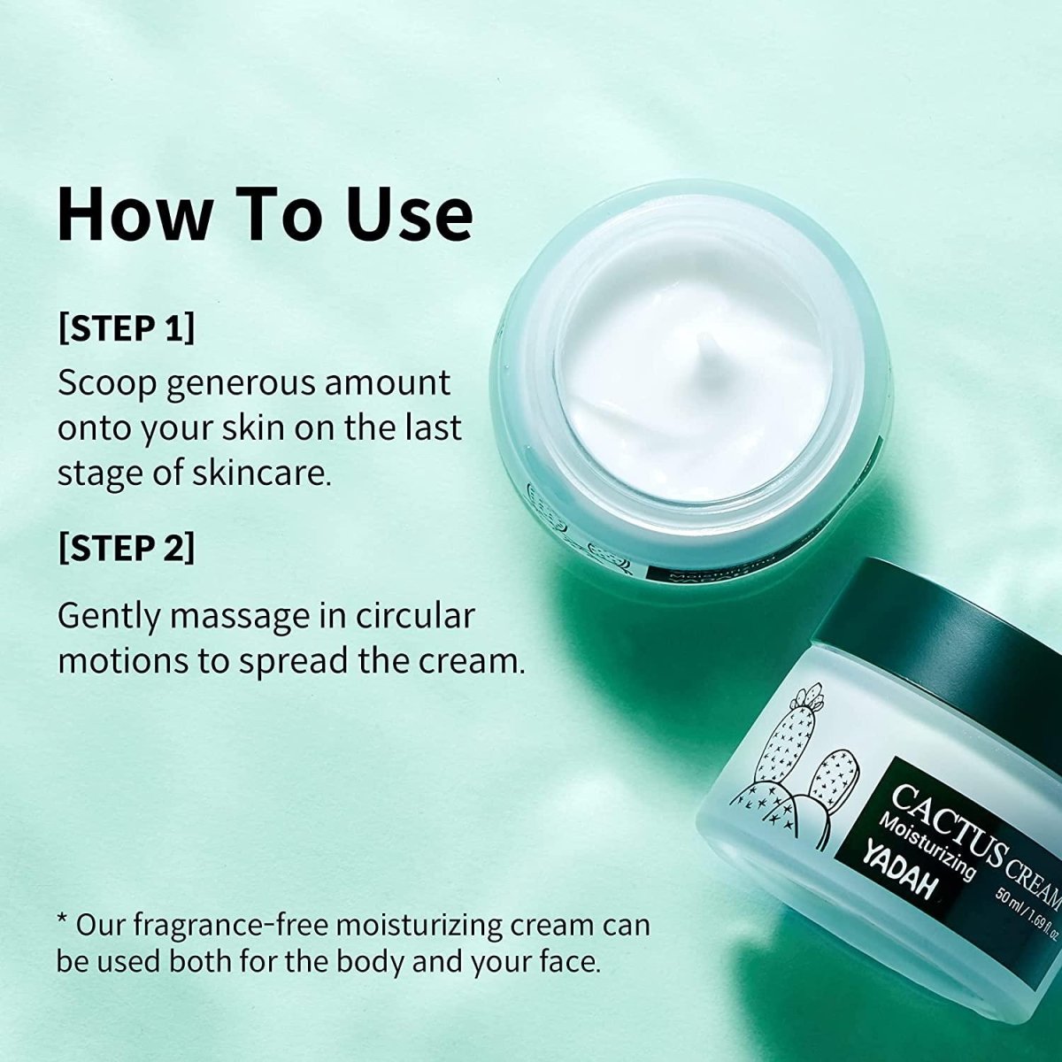 Yadah Cactus Cream 50ml | Lakinza K - beauty Canada