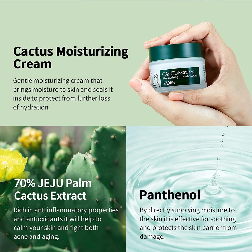 Yadah Cactus Cream 50ml | Lakinza K - beauty Canada